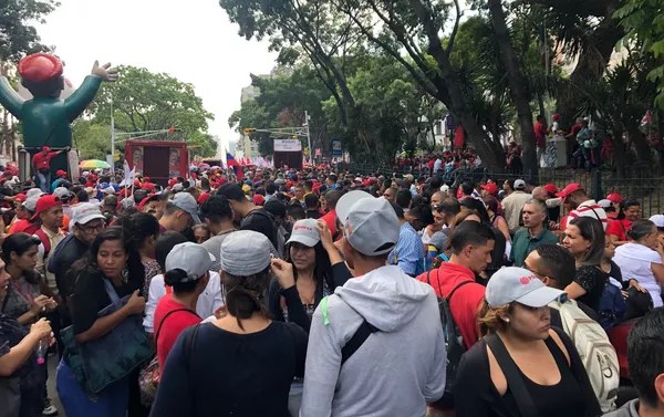 Movilización chavista en Caracas Movilización chavista en Caracas - Sputnik Mundo