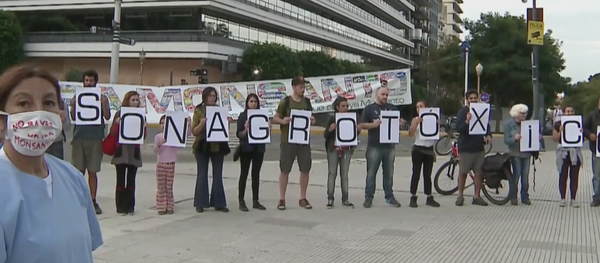 La Marcha Mundial contra Monsanto en Buenos Aires - Sputnik Mundo