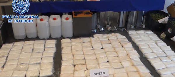 La Policía Nacional española incauta la mayor cantidad de metanfetamina de su historia La Policía Nacional española incauta la mayor cantidad de metanfetamina de su historia - Sputnik Mundo