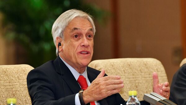 Sebastián Piñera, presidente de Chile - Sputnik Mundo