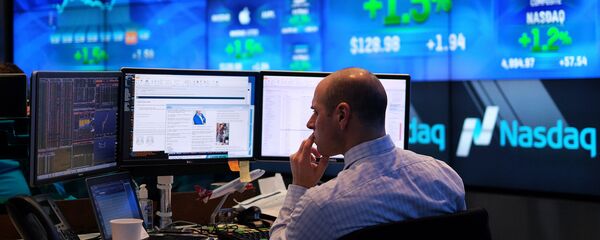 Un agente de Nasdaq en Nueva York - Sputnik Mundo