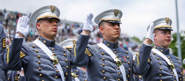 Unos cadetes estadounidenses de la Academia West Point - Sputnik Mundo