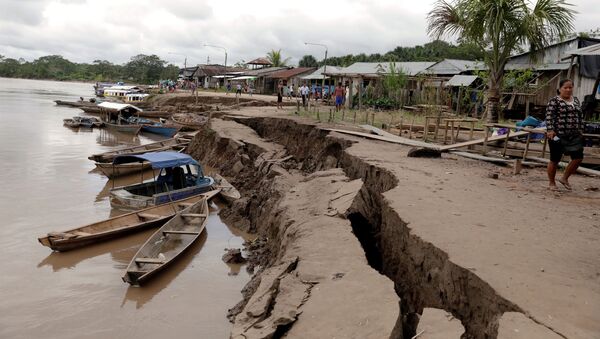 Las consecuencias del terremoto en Perú (Archivo) - Sputnik Mundo