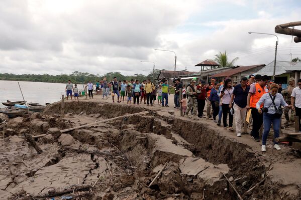 Así ha quedado Perú tras el terremoto de magnitud 8 - Sputnik Mundo