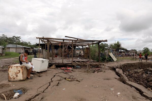 Así ha quedado Perú tras el terremoto de magnitud 8 - Sputnik Mundo