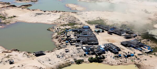 El campo minero en Perú - Sputnik Mundo