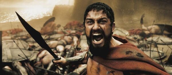 Gerard Butler protagoniza al rey Leonidas en la película '300' Gerard Butler protagoniza al rey Leonidas en la película '300' - Sputnik Mundo