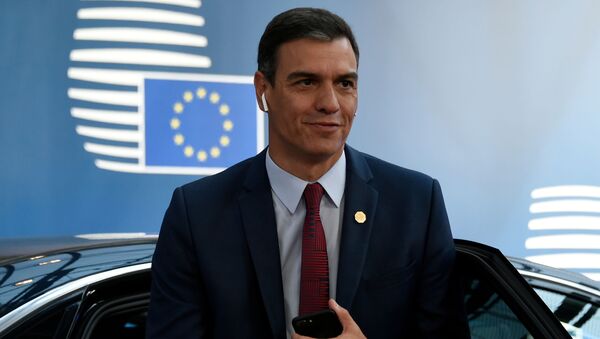 Pedro Sánchez, presidente del Gobierno español - Sputnik Mundo