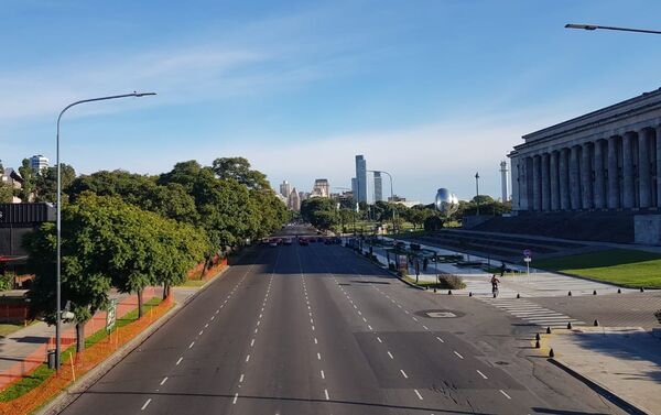 La ciudad de Buenos Aires, paralizada en una huelga convocada por la Confederación General del Trabajo y apoyada por la Central de Trabajadores de Argentina - Sputnik Mundo