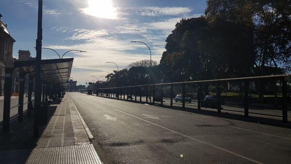 La ciudad de Buenos Aires, paralizada en una huelga convocada por la Confederación General del Trabajo y apoyada por la Central de Trabajadores de Argentina - Sputnik Mundo