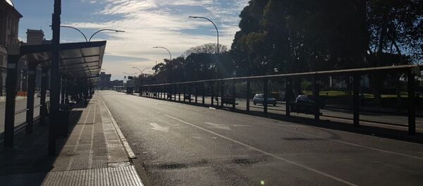 La ciudad de Buenos Aires, paralizada en una huelga convocada por la Confederación General del Trabajo y apoyada por la Central de Trabajadores de Argentina - Sputnik Mundo