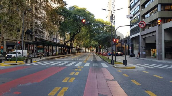 Contundente e impactante: así es el paro en contra del modelo económico en Argentina (fotos) - Sputnik Mundo