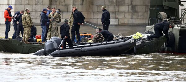 Lugar del naufragio en Budapest Lugar del naufragio en Budapest - Sputnik Mundo