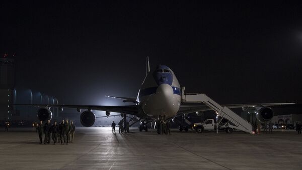 La aeronave estadounidense E-4B - Sputnik Mundo