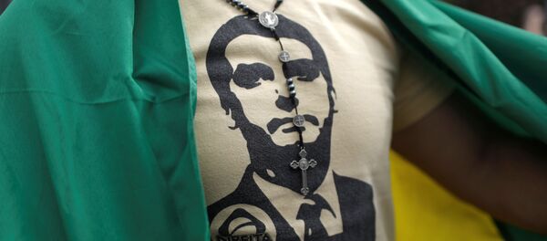 El retrato del presidente de Brasil, Jair Bolsonaro - Sputnik Mundo