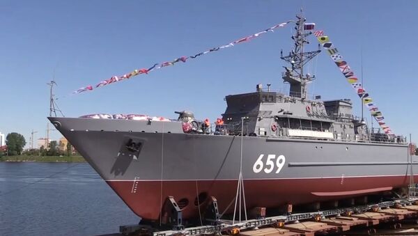 Rusia bota el nuevo dragaminas Vladimir Emelianov - Sputnik Mundo