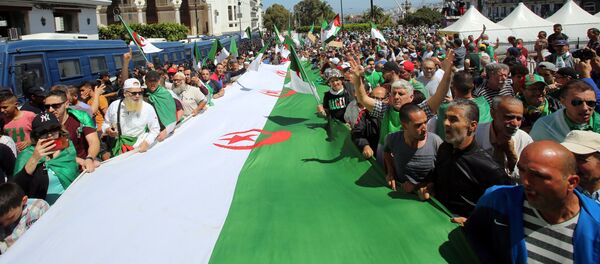 La bandera de Argelia La bandera de Argelia - Sputnik Mundo