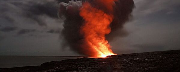 Un volcán, referencial Un volcán, referencial - Sputnik Mundo