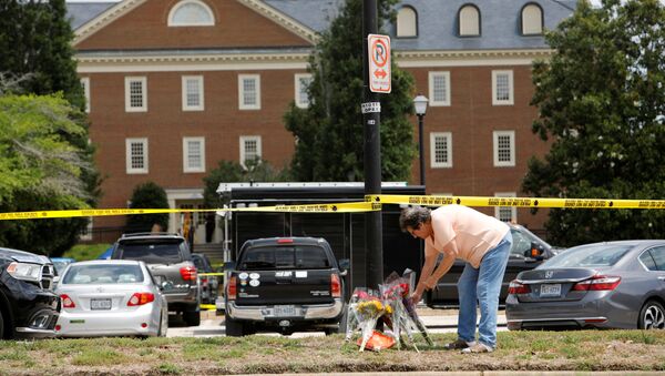 Lugar del tiroteo en Virginia Beach, EEUU - Sputnik Mundo