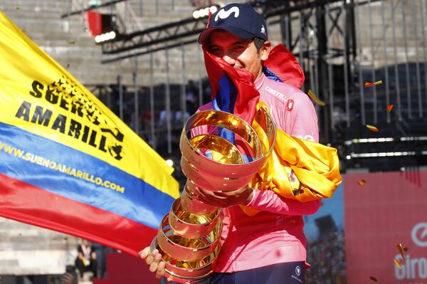 Livin' la vida loca: conoce al joven ecuatoriano que ganó el Giro de Italia - Sputnik Mundo