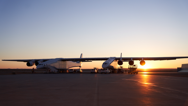 El avión del proyecto Stratolaunch - Sputnik Mundo