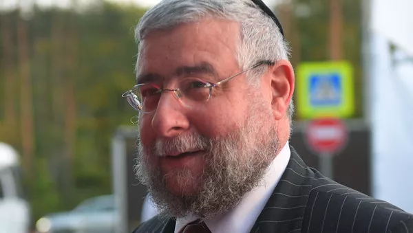 El rabino principal de Moscú, Pinjas Goldschmidt