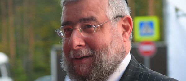 El rabino principal de Moscú, Pinjas Goldschmidt - Sputnik Mundo