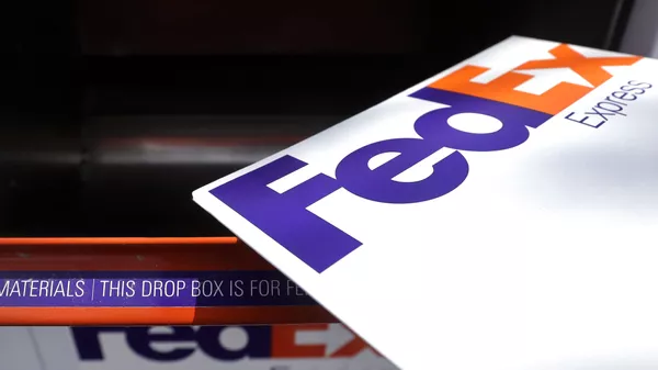 El logo de FedEx