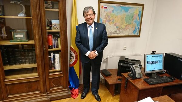 Carlos Holmes Trujillo, ministro de Defensa de Colombia - Sputnik Mundo