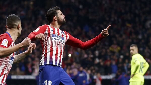 El futbolista del Atlético de Madrid, Diego Costa - Sputnik Mundo