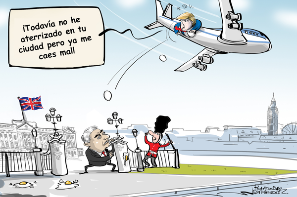 El primer ministro irlandés Leo Varadkar recibe a Trump en Shannon - Sputnik Mundo