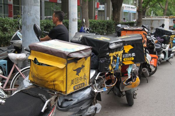 China se 'ahoga' en el plástico de su comida a domicilio (fotos) - Sputnik Mundo