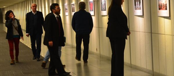 Exposición del concurso Andréi Stenin en Uruguay - Sputnik Mundo