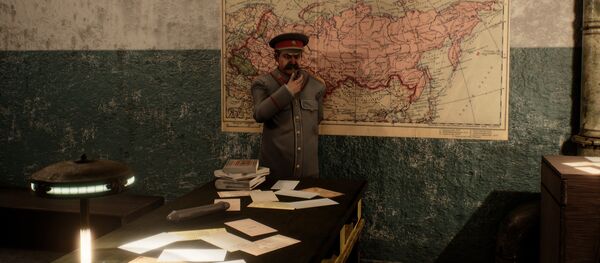 Captura de pantalla del videojuego 'Sex with Stalin' - Sputnik Mundo