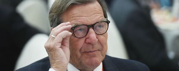 Gerhard Schröder, excanciller alemán - Sputnik Mundo