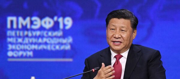 Xi Jinping, presidente de China en el Foro Económico Internacional de San Petersburgo - Sputnik Mundo
