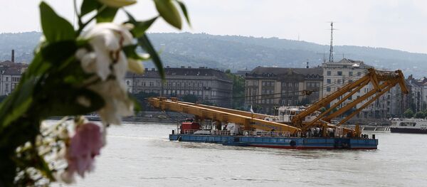 El lugar del naufragio en Budapest - Sputnik Mundo