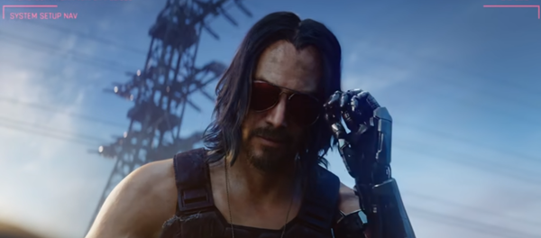 Keanu Reeves en el videojuego 'Cyberpunk 2077' - Sputnik Mundo
