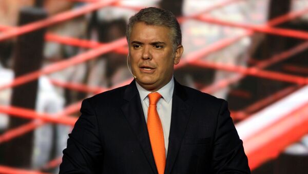 Iván Duque, el presidente de Colombia - Sputnik Mundo