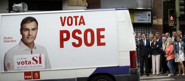 Campaña electotal del PSOE (archivo) - Sputnik Mundo