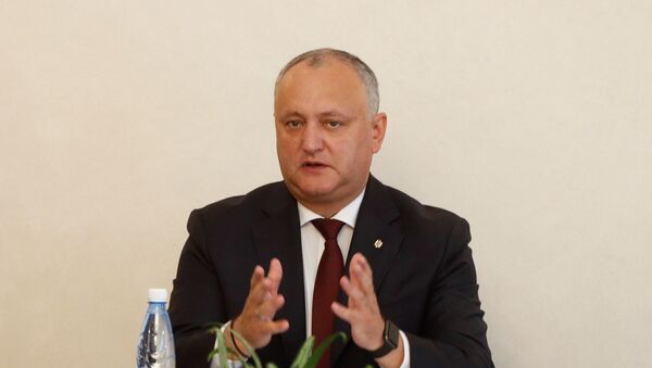 Igor Dodon, presidente de Moldavia - Sputnik Mundo