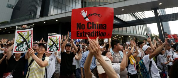 Las protestas en Hong Kong - Sputnik Mundo