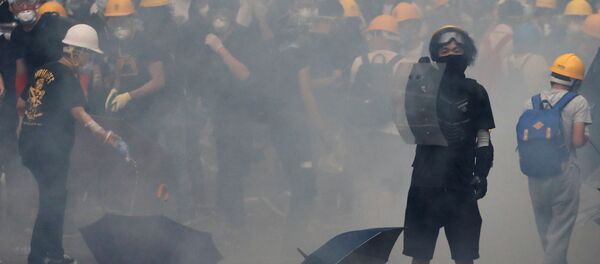 Las protestas en Hong Kong - Sputnik Mundo