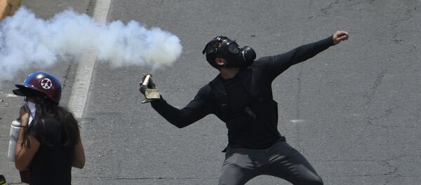 Protestas en Caracas, Venezuela (archivo) - Sputnik Mundo