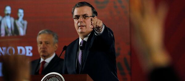 El canciller de México, Marcelo Ebrard - Sputnik Mundo