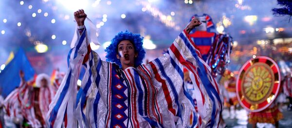 Artista durante la ceremonia de inauguración de la Copa América 2019 - Sputnik Mundo