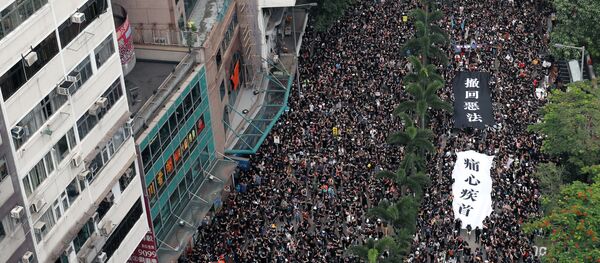 Protestas en Hong Kong - Sputnik Mundo