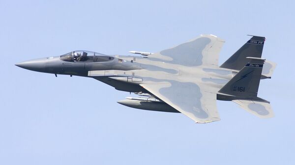 Caza estadounidense F-15C (archivo) - Sputnik Mundo