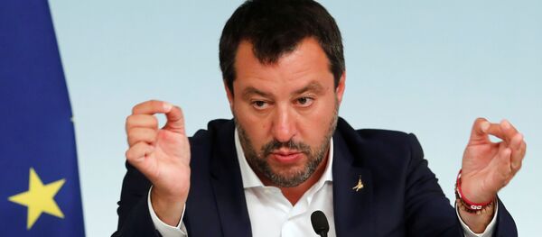 Matteo Salvini, ministro del Interior de Italia - Sputnik Mundo