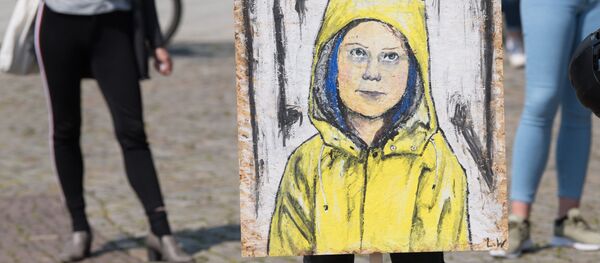 Retrato de Greta Thunberg, activista sueca - Sputnik Mundo